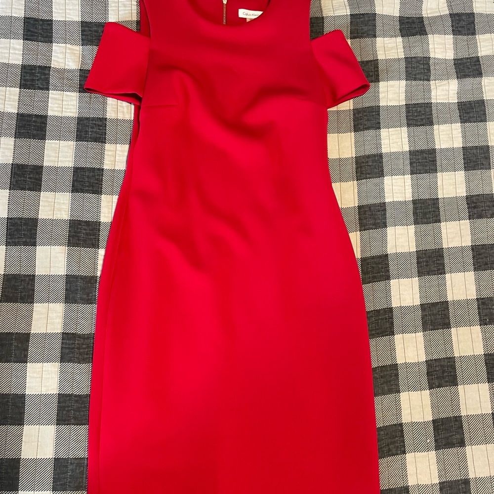 Calvin Klein Red Women's Dress